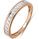 Золотое обручальное кольцо с бриллиантами, 1705874