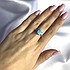 Женское серебряное кольцо с опалом - фото 2