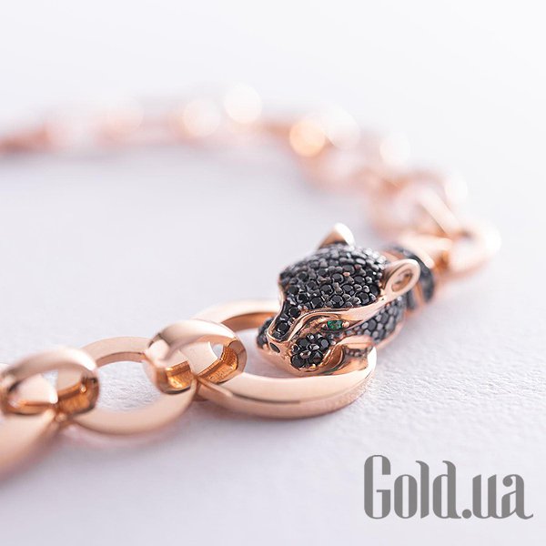 

Браслет Украина, Женский золотой браслет с куб. циркониями, 19