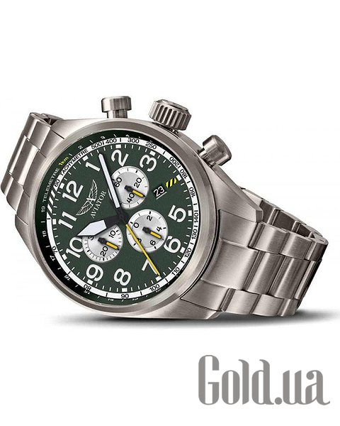 Швейцарський годинник Aviator Чоловічий годинник Airacobra P45 Chrono V.2.25.7.171.5