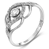 Женское золотое кольцо с бриллиантами, 1554323