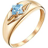 Женское золотое кольцо с топазом, 1555603