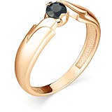 Женское золотое кольцо с сапфиром, 1612435