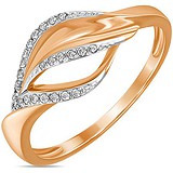 Женское золотое кольцо с бриллиантами, 1624723