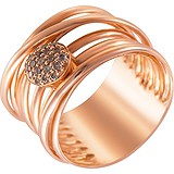 Женское золотое кольцо с бриллиантами, 1667987