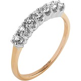 Золотое обручальное кольцо с бриллиантами, 1673363