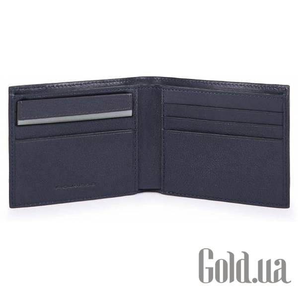 

Бумажник Piquadro, Синий, Портмоне Black Square PU3891B3SR_BLU3