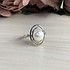 Женское серебряное кольцо с культив. жемчугом - фото 2