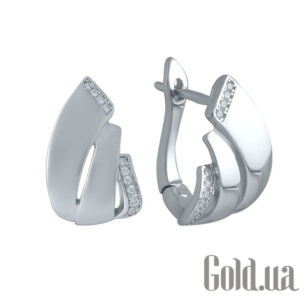 

Серьги Fresh Jewelry, Серебряные серьги с куб. циркониями