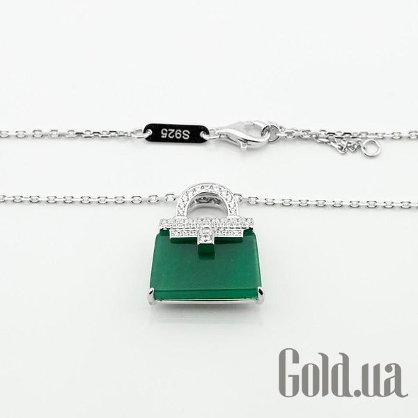 Серебряное колье с куб. циркониями DIA3401097