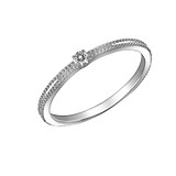 Золотое кольцо с бриллиантом, 308115