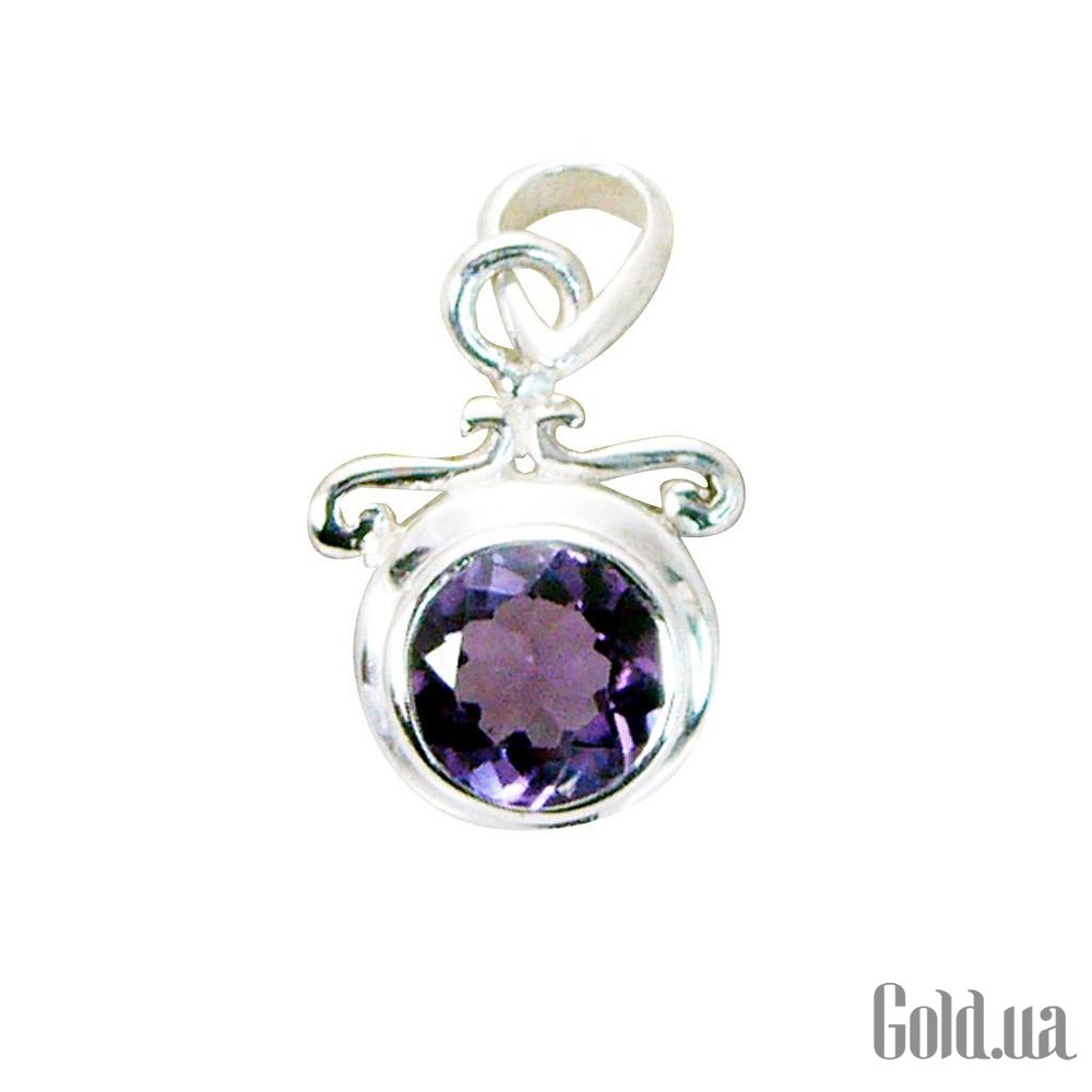 Riyo Gems Серебряный кулон с аметистом SPAME-2030