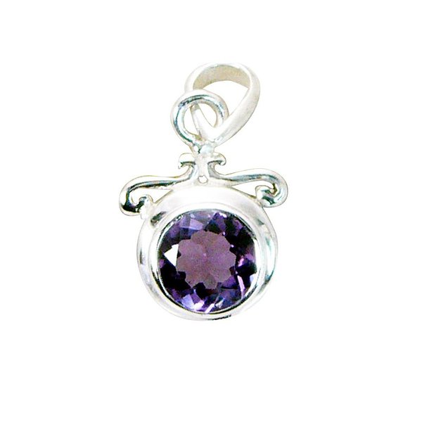 Riyo Gems Серебряный кулон с аметистом SPAME-2030