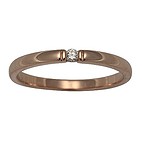 Золотое обручальное кольцо с бриллиантом, 1548180