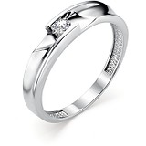 Золотое кольцо с бриллиантом, 1605780