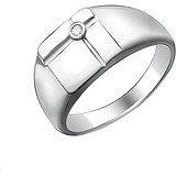 SOKOLOV Женское серебряное кольцо с куб. цирконием, 1612692