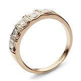 Золотое обручальное кольцо с бриллиантами, 1619092