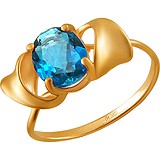 Женское золотое кольцо с топазом, 1623444