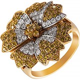 Женское золотое кольцо с бриллиантами, 1645204