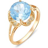Женское золотое кольцо с топазом, 1650068