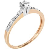 Золотое кольцо с бриллиантами, 1673364