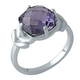 Женское серебряное кольцо с александритом, 1699476