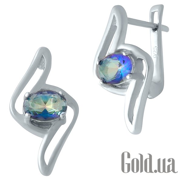 

Серьги Fresh Jewelry, Серебряные серьги с топазами