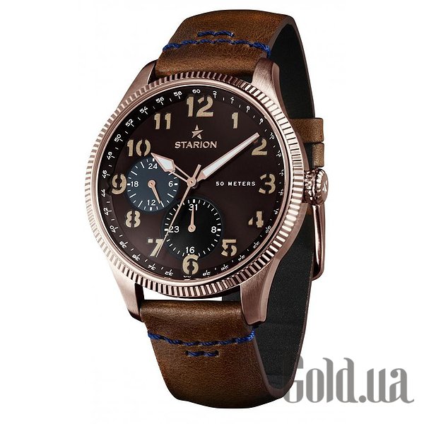 Купить Starion Мужские часы A582R/Brown (A582R/Brown коричн.рем)