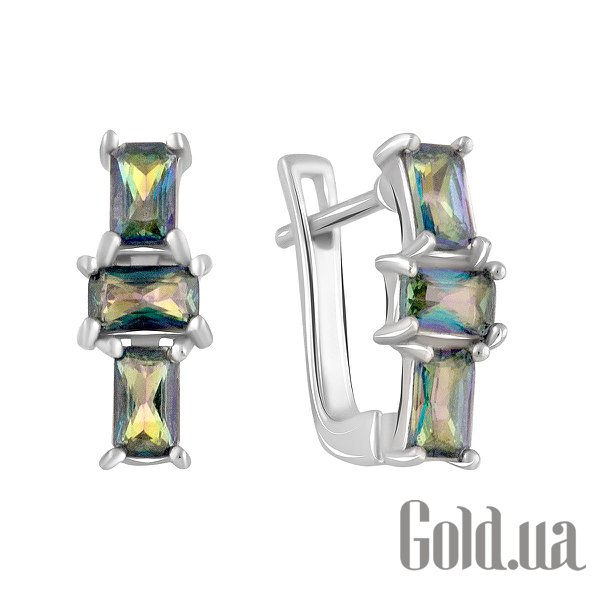 

Серьги Fresh Jewelry, Серебряные серьги с топазами