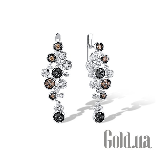 

Серьги Lurie Jewelry, Золотые серьги с бриллиантами