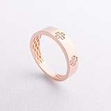 Женское золотое кольцо с куб. циркониями, 1797268