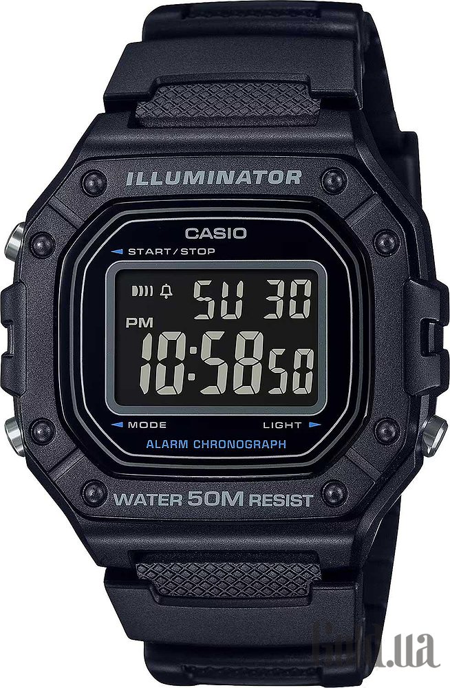 Casio Мужские часы W-218H-1B W-218H-1B