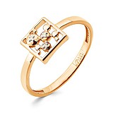 Женское золотое кольцо с бриллиантами, 1513365