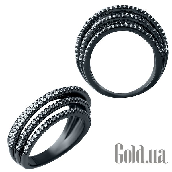 

Женские кольца Fresh Jewelry, Женское серебряное кольцо с куб. циркониями, 17