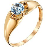 Женское золотое кольцо с топазом, 1554837