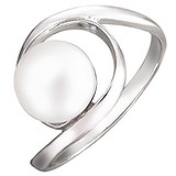 Женское серебряное кольцо с культив. жемчугом, 1614997