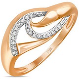 Женское золотое кольцо с бриллиантами, 1624725