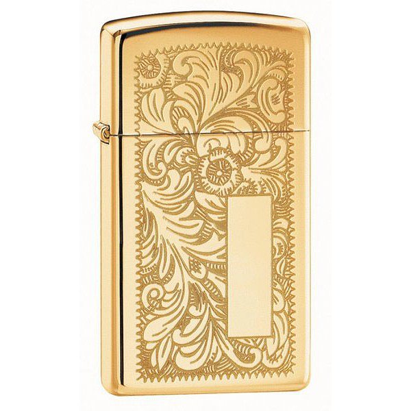 Zippo Venetian High Polish Brass 1652B 1652B