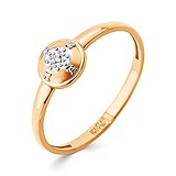 Женское золотое кольцо с бриллиантами, 1513366