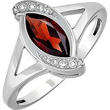 Женское серебряное кольцо с куб. циркониями, 1607574