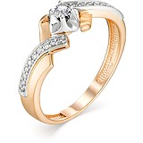 Золотое кольцо с бриллиантами, 1612438