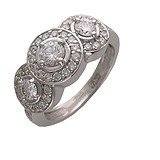 Золотое кольцо с бриллиантами, 1639574