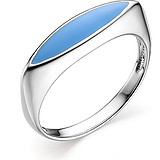 Женское серебряное кольцо с эмалью, 1651862