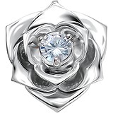 Срібний кулон з куб. цирконієм, 1669014