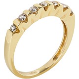 Золотое обручальное кольцо с бриллиантами, 1673110