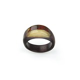 Женское деревянное кольцо с янтарем, 1717654