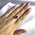 Женское серебряное кольцо с рубином - фото 2