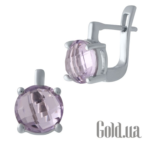 

Серьги Fresh Jewelry, Серебряные серьги с аметистами