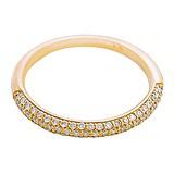 Золотое обручальное кольцо с бриллиантами, 1547927
