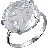 Женское серебряное кольцо с куб. цирконием, 1614487